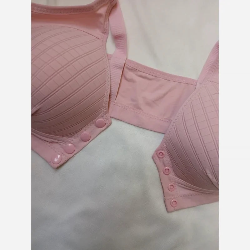 Ultra-Comfort Padded Button Bra Pack of 3